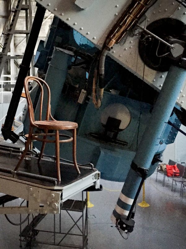 Edwin Hubble’s chair.