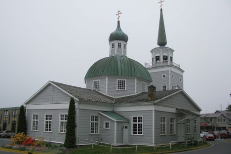 Saint Michael's Cathedral in Sitka, AK.