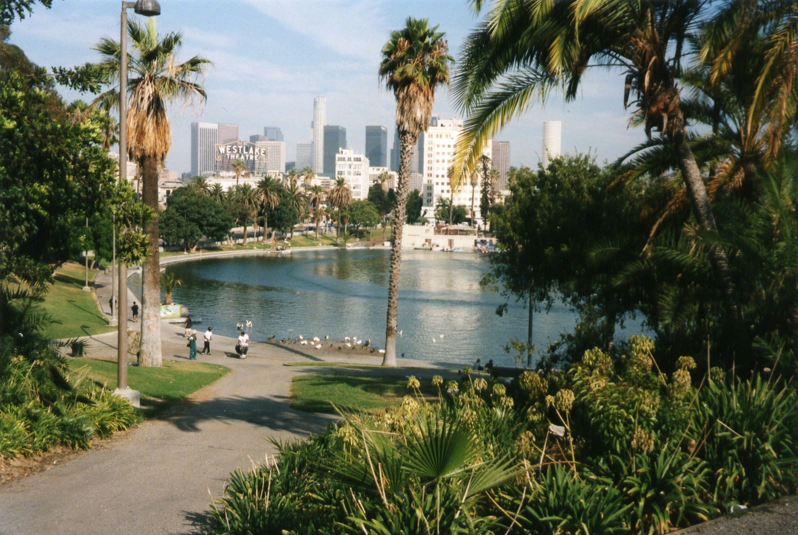 MacArthur Park Lake, a prime city fishing hole.