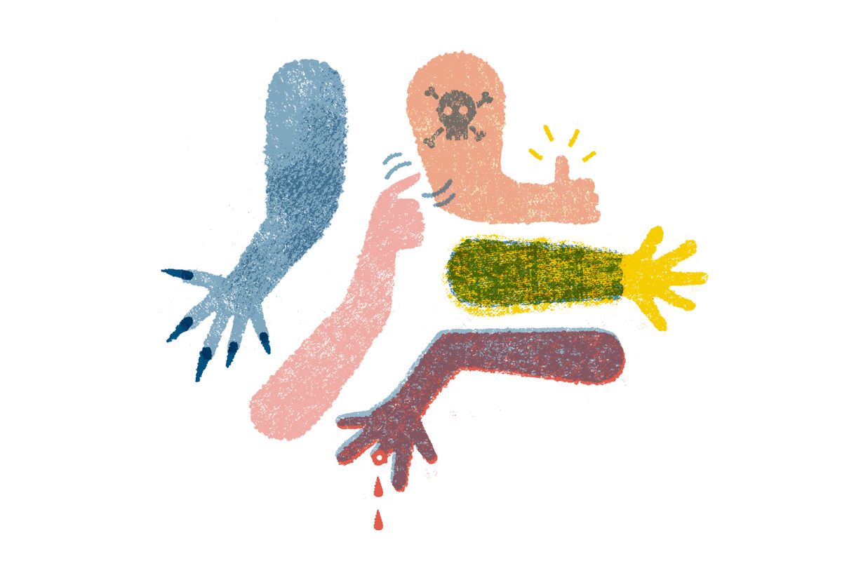 Doll arms come in many variations.