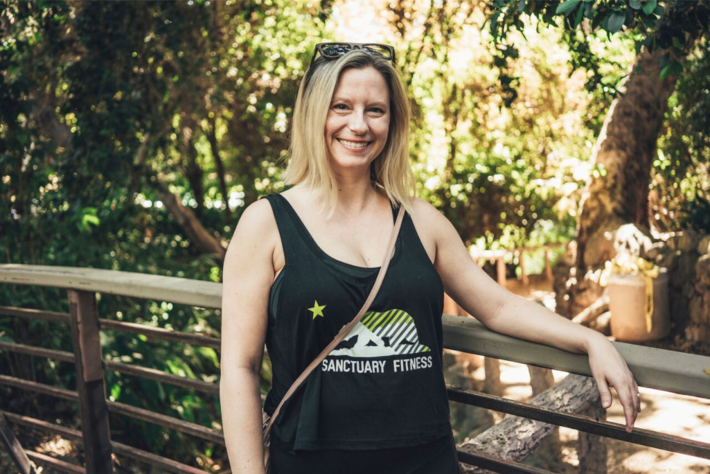 Hadley Meares in the Fern Dell section of Griffith Park.