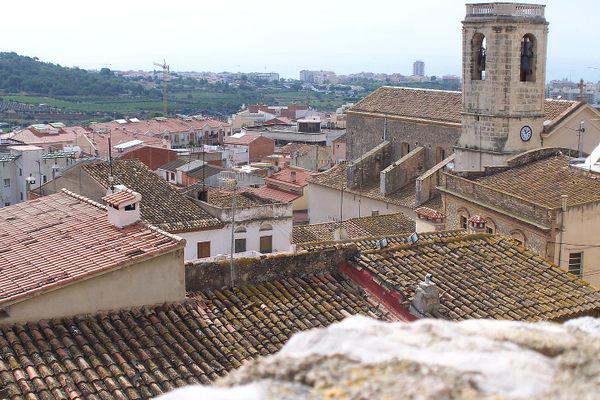 A view over the rooftops of Calafell