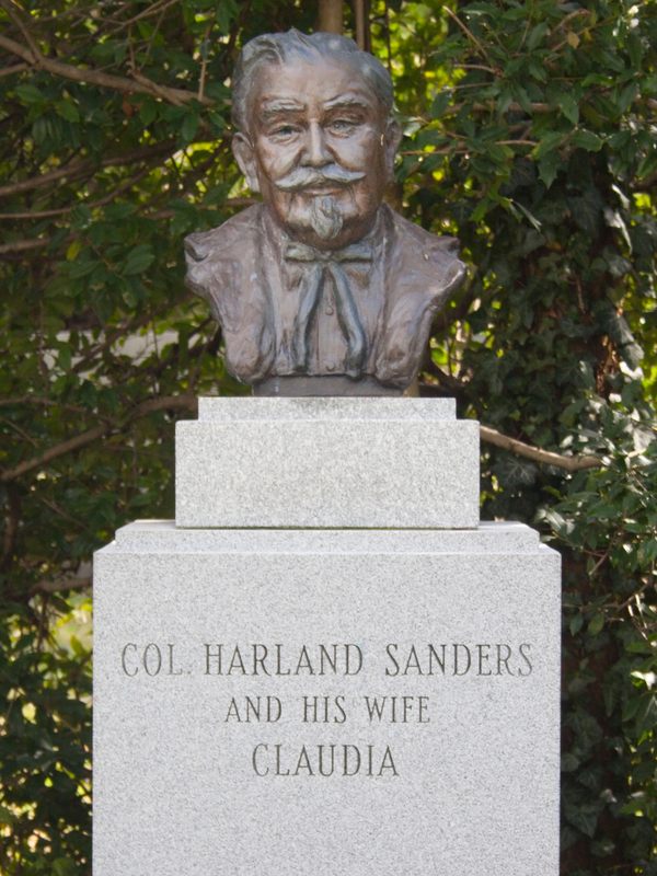 Colonel Harland Sanders's Grave in Cave Hill Cemetery in Louisville, Kentucky.