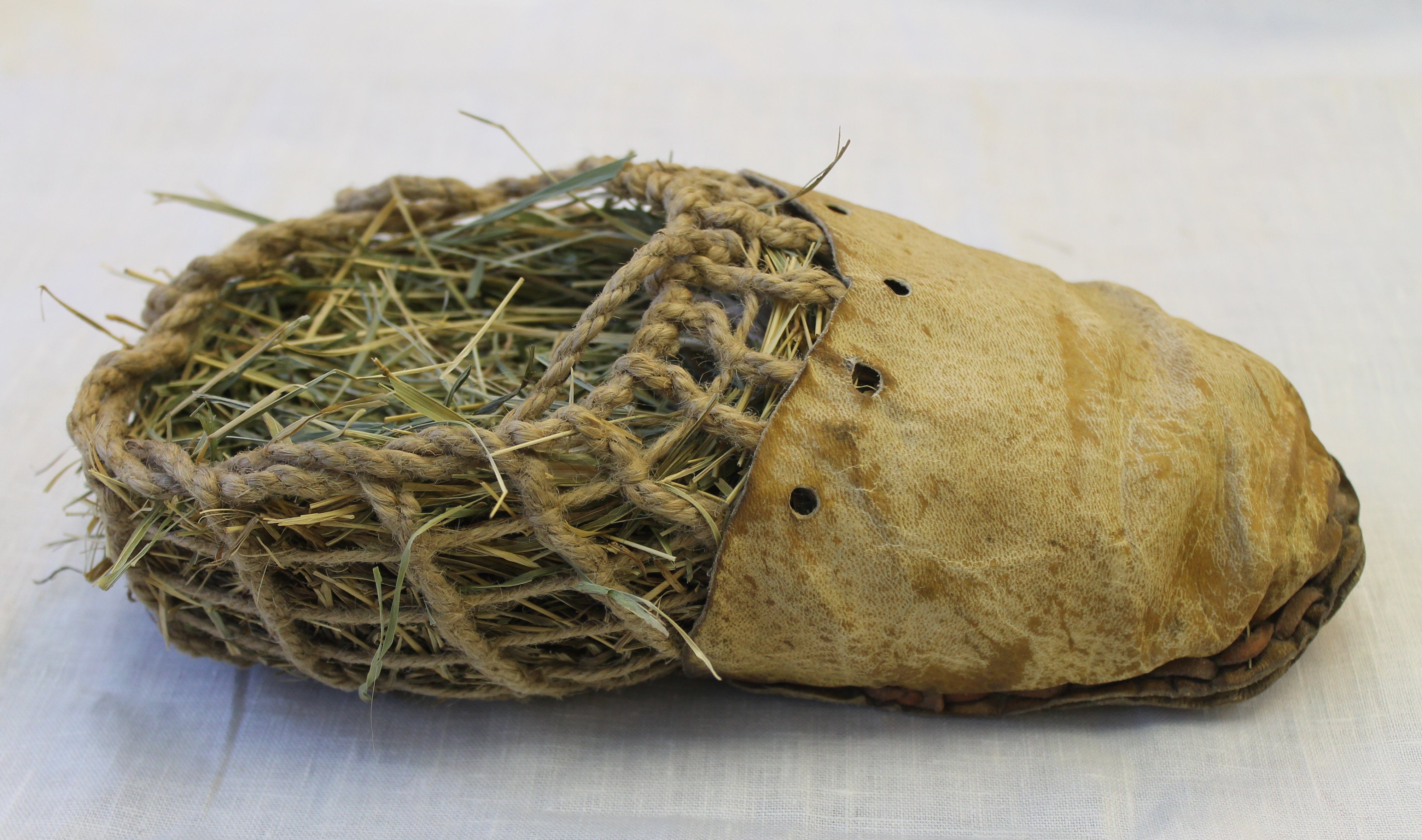 replica of a 5,000 year old shoe
