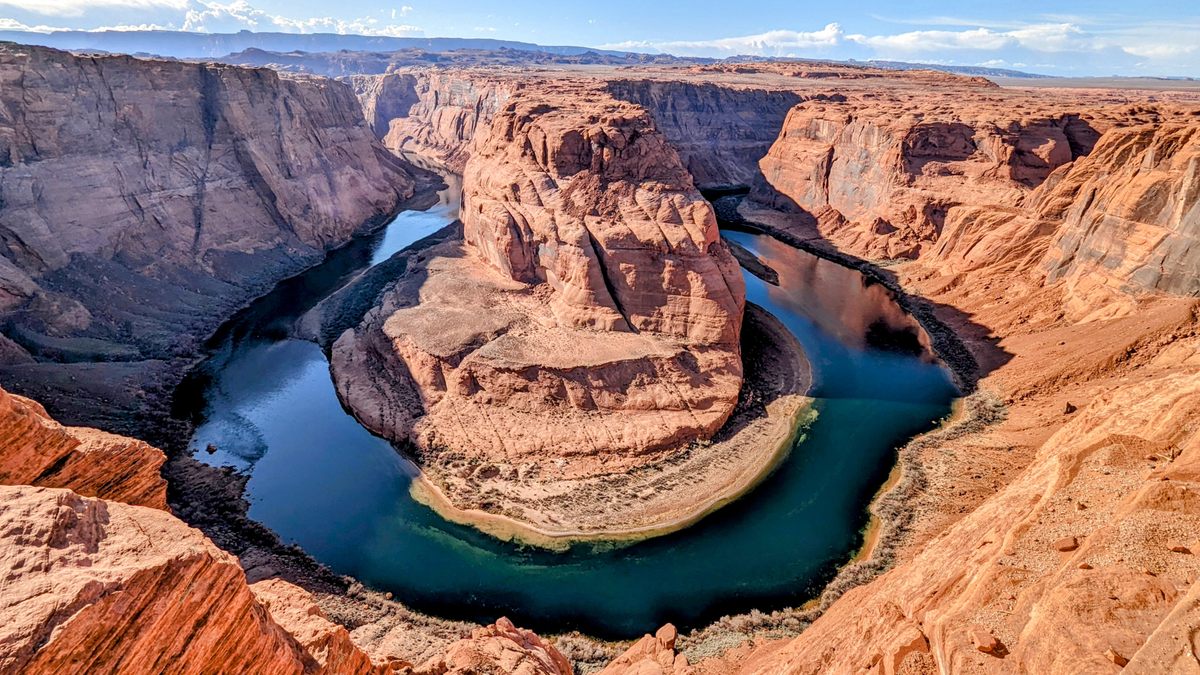 During their 45-day trip down the Colorado River to document the region's flora, the botanists passed by Arizona's famous Horseshoe Bend.