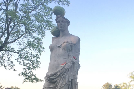 Close up of statue