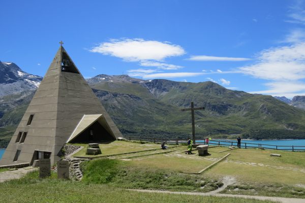 The pyramid shaped chapel & museum