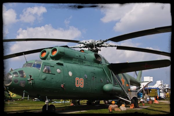 Mil Mi-6 (NATO reporting name Hook) Soviet heavy transport helicopter