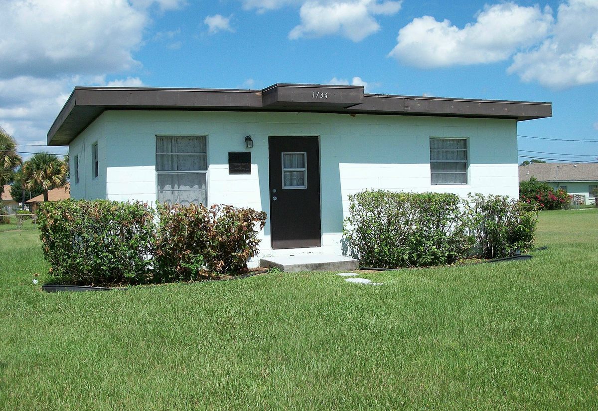 The unassuming Zora Neale Hurston House, where the author lived the last few years of her life, is now protected as a National Historic Landmark.