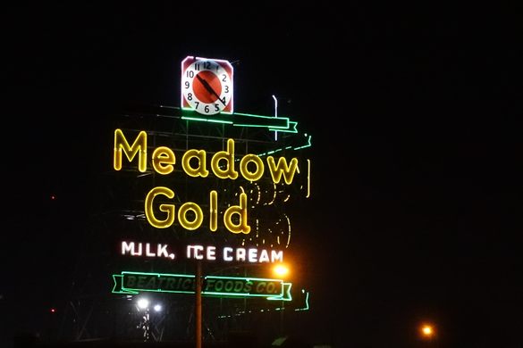 Meadow Gold Sign