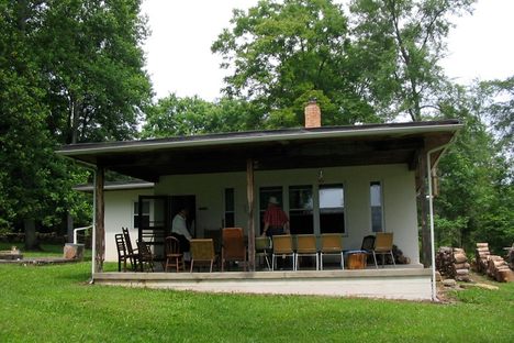Thomas Merton's hermitage.