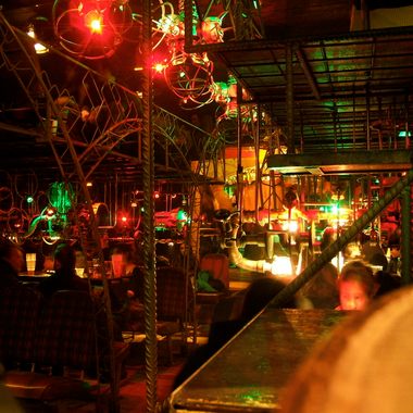 Inside the Cross Club.