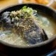 Korean ginseng, black chicken, and rice soup known as "ogolgye samgyetang."