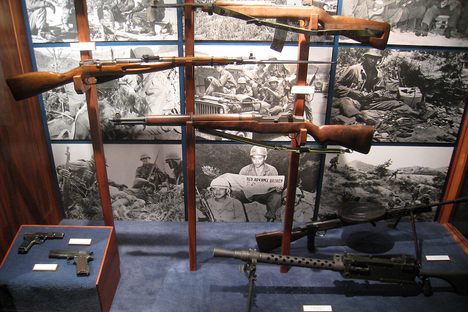 One of the displays inside the museum