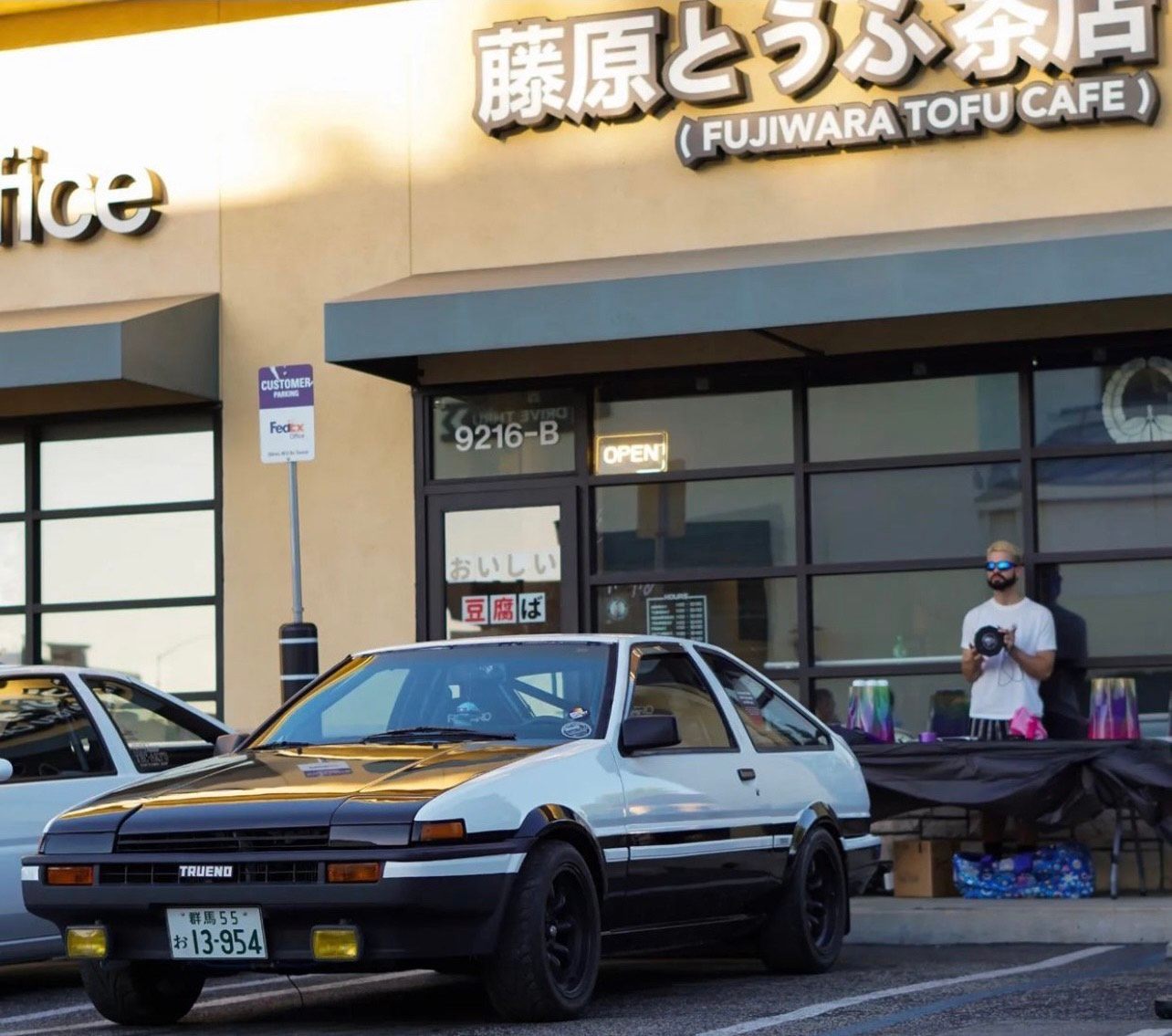 Fujiwara Tofu Cafe Opens to Hundreds of 'Initial D' Series Fans in SGV -  Eater LA