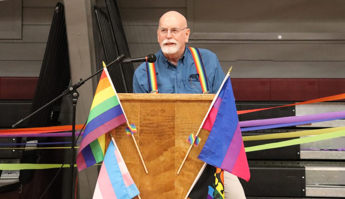 Pride NW and PFLAG Portland take a Pride celebration behind bars to Oregon's MacLaren Youth Correctional Institution. Robin Will was keynote speaker in August 2019.