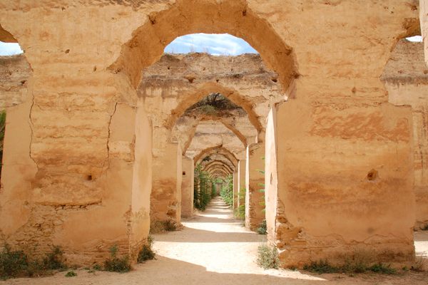 The Royal Stables of Meknes.