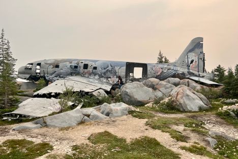 Miss Piggy Plane Wreck