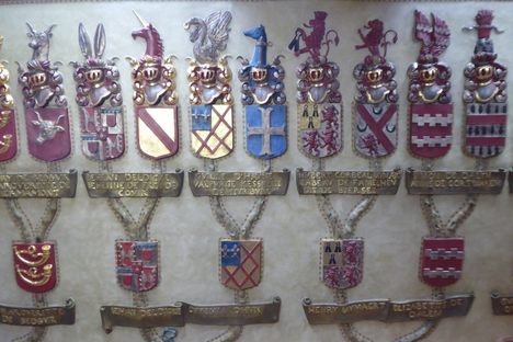 The Ceiling of the Guard Room at Modave Castle