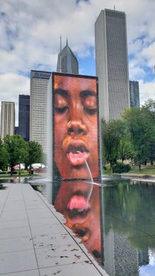 Crown Fountain – Chicago, Illinois - Atlas Obscura
