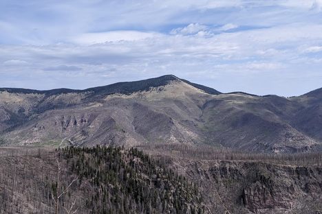 Chicoma, photographed from Shell Mountain