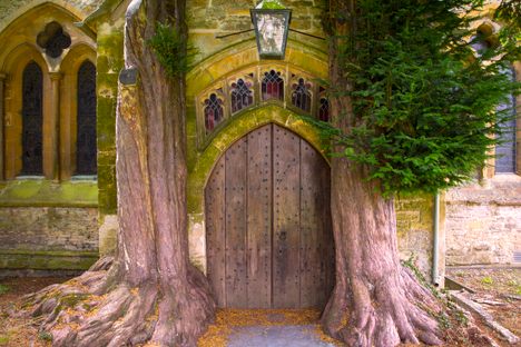 The enchanting north door.