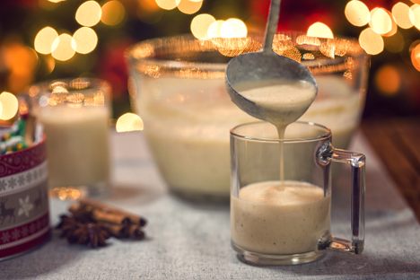 Eggnog, technically, comes from space. 