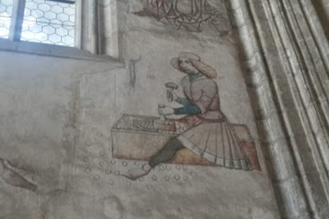 Detail of a fresco.