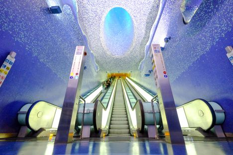 Toledo Art Station of the Naples Metro.