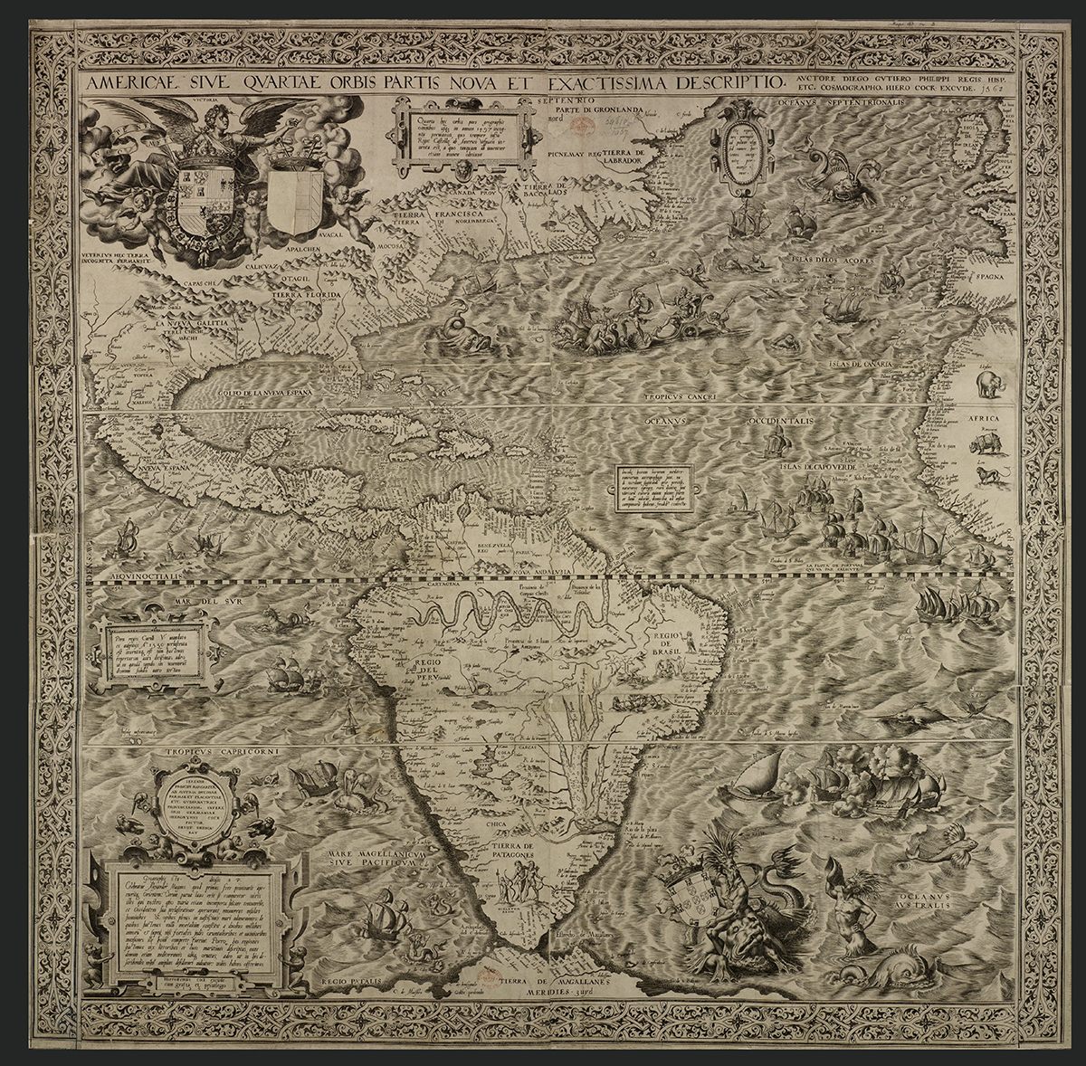 In 1562 Map-Makers Thought America Was Full of Mermaids, Giants, and  Dragons - Atlas Obscura