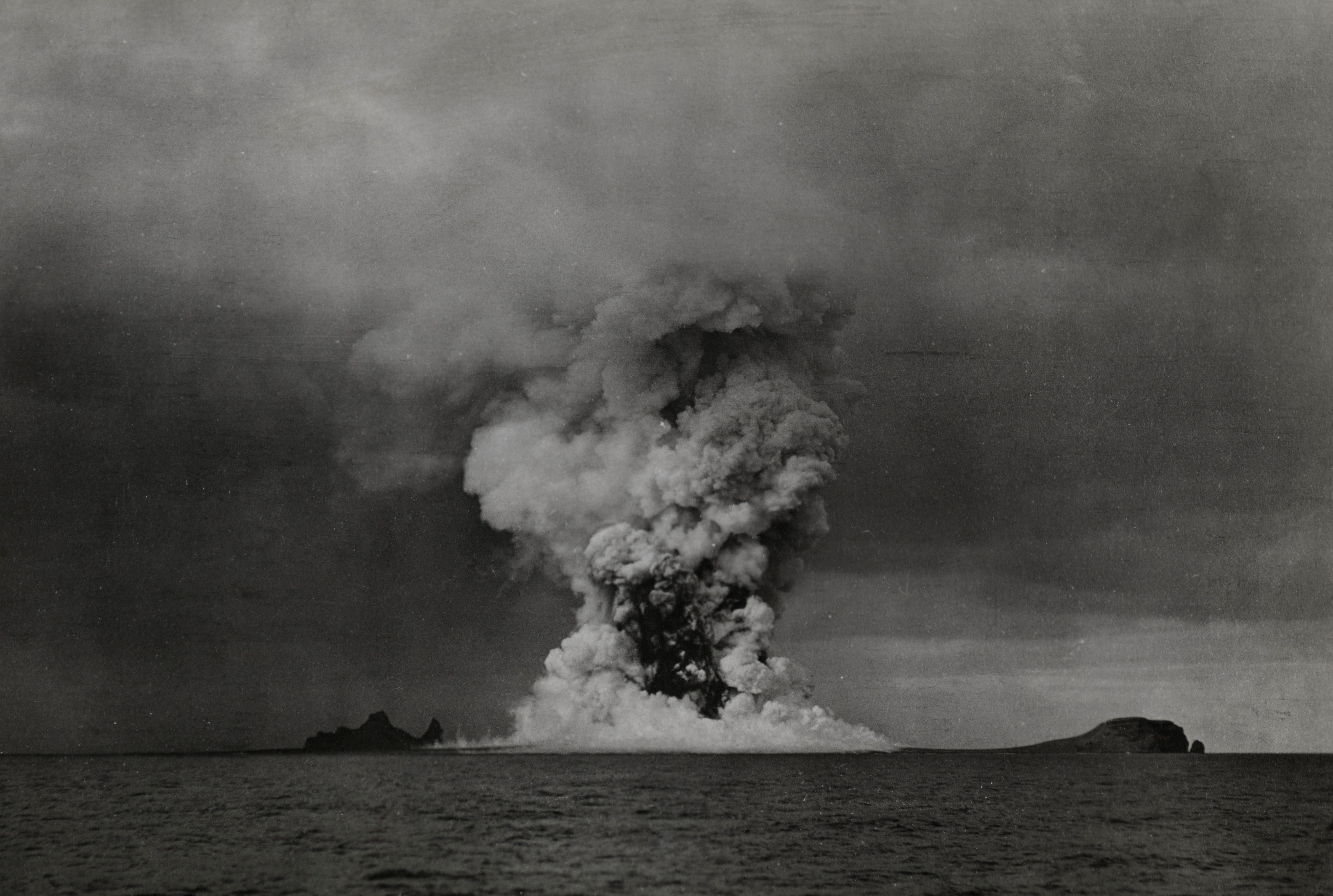 The Bogoslof volcano can erupt dozens of times a year.