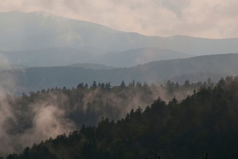 Great Smoky Mountains National Park in Tennessee.