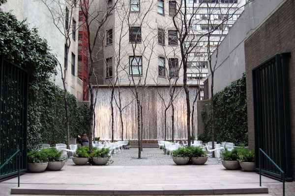 Paley Park in the Winter