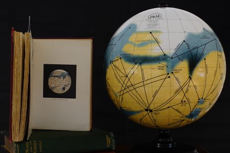 A Traditional Globe Maker is Making 3-D Versions of Historic Martian Maps