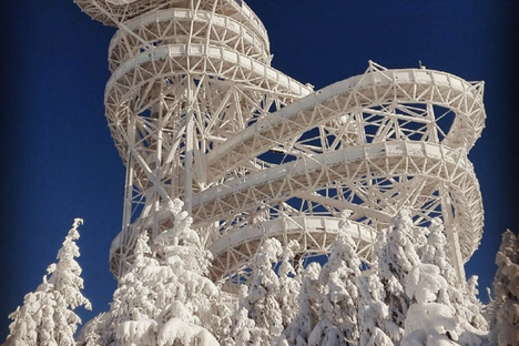 Sky Walk in winter, open for frosty rides.