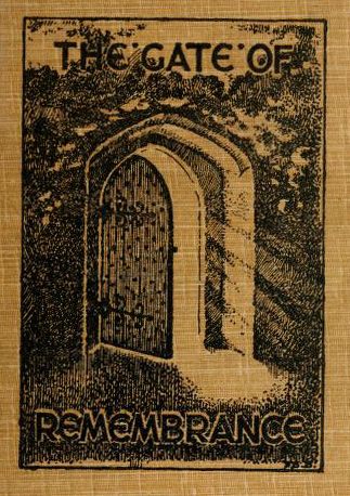The cover of <em>The Gate of Remembrance</em>.