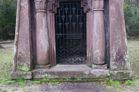 This mausoleum is super haunted