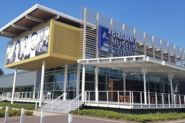 The GRAMMY Museum Mississippi is an enormous modern building in the heart of the Mississippi Delta.