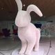 The Fazer lobby boasts a massive sculpture of a bunny fashioned out of Mignon eggs.