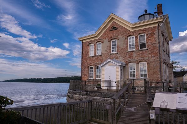 View of the lighthouse. 