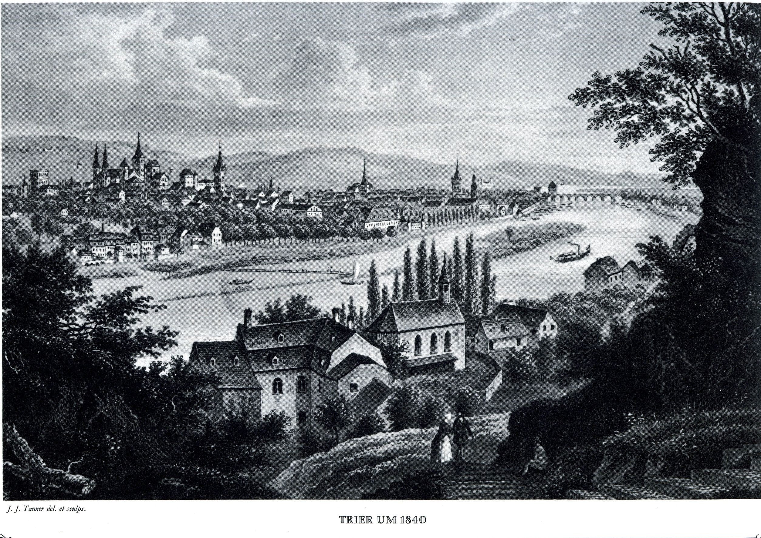 Trier in 1840.
