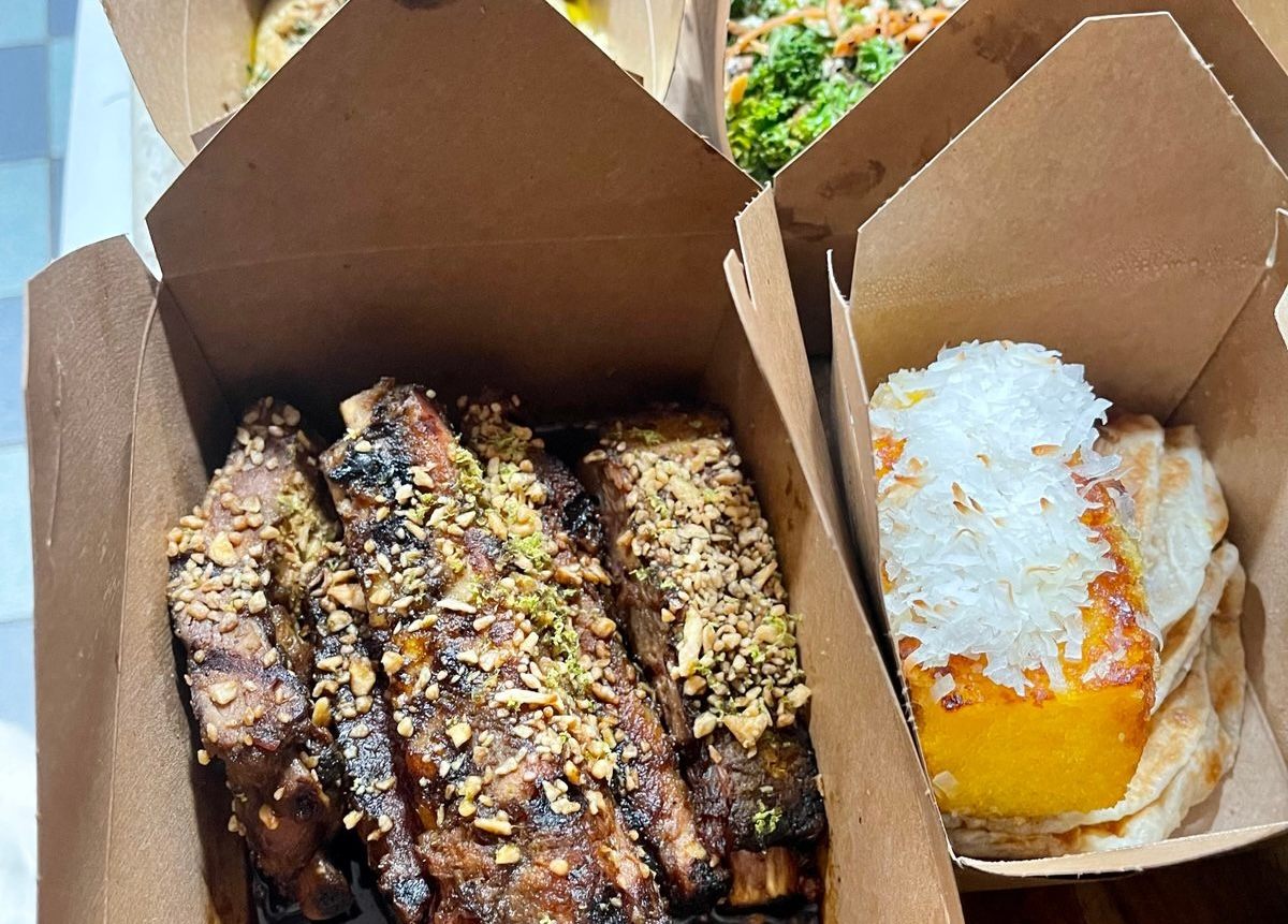 Spareribs marinated in galangal, candlenut, lemongrass, and much more at Nue in Seattle.