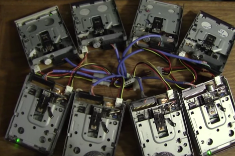 Watch These Floppy Drives Play a Famous Power Metal Song