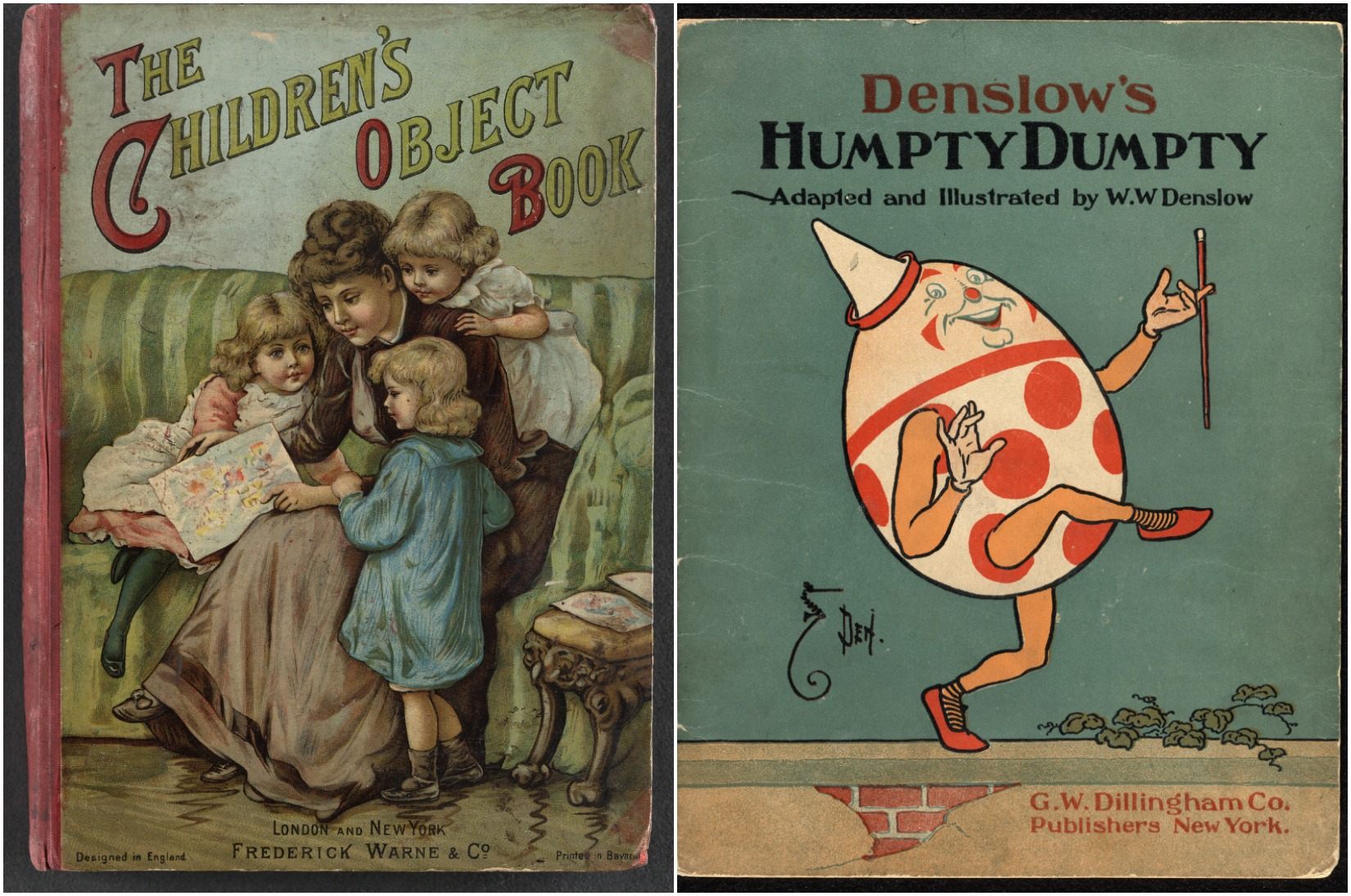 <em>The Children's Object Book</em> and <em>Denslow's Humpty Dumpty</em> are just a few of the titles you can read online.