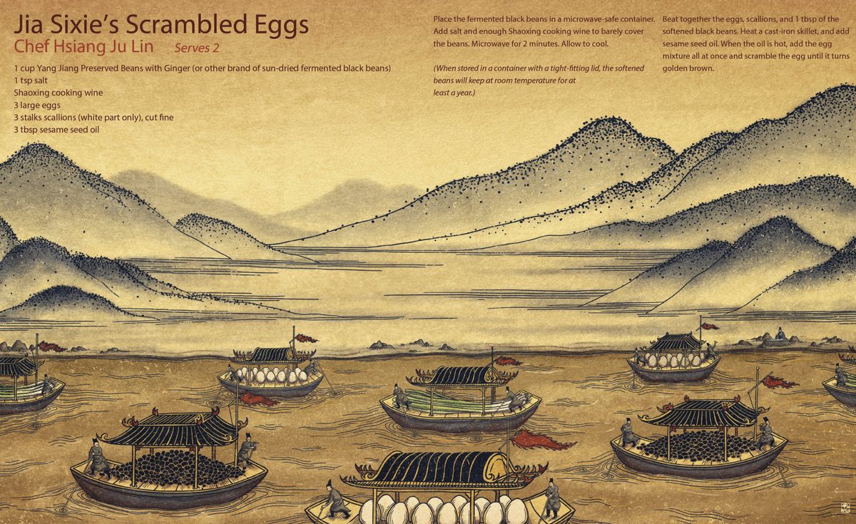 Jia Sixie’s Scrambled Eggs recipe by Hsiang-Ju Lin.