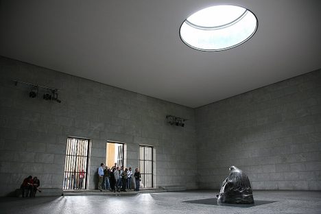 Interior, from the northeast corner.