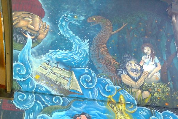 Many of the murals have themes relating to nature.
