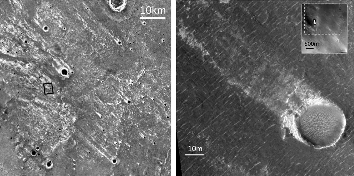 Smaller, existing craters may have helped turn the vapor from an impact into massive tornadoes.