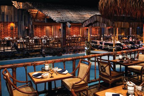 The Tonga Room's pool.