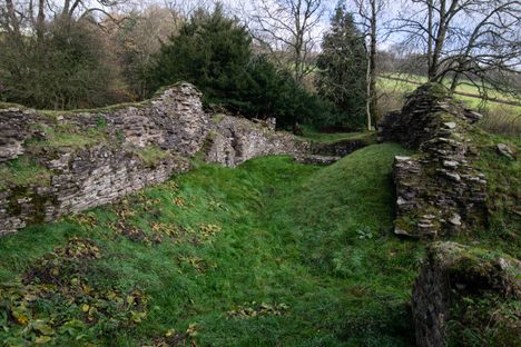 The ruins of Craswall Priory. 